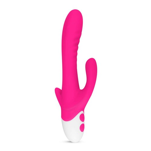 Ροζ Επαναφορτιζόμενος Δονητής Rabbit - Easytoys Stellar Vibe Rabbit Vibrator Pink 19cm