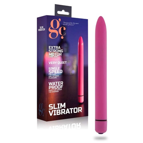 Shots GC Slim Vibrator Pink 16.5cm