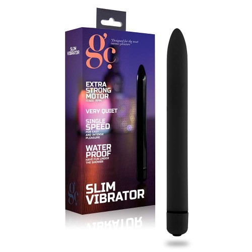 Shots GC Slim Vibrator Black 16.5cm