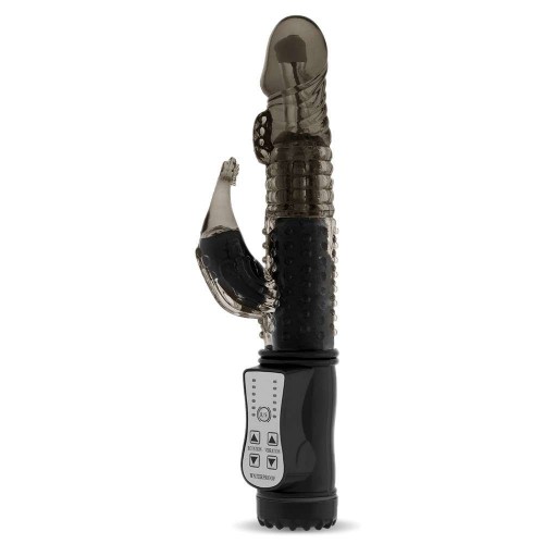 Μαύρος Δονητής Rabbit - GC Vibrating Dolphin Vibrator Black 22cm