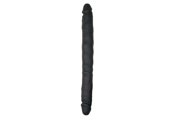 Μαύρο Διπλό Ομοίωμα Πέους - Silicone Double Ended Dildo Black 30cm