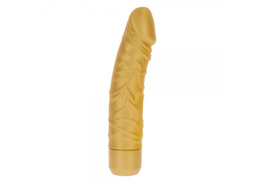 ToyJoy Get Real Gold Dicker Original Vibrator 20cm