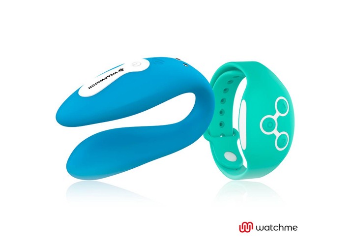 Wearwatch Dual Pleasure Wireless Techology Watchme Indigo Aquamarine
