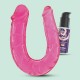 Ροζ Διπλό Ομοίωμα Πέους & Πρωκτικό Λιπαντικό - Crushious Deep Diver Double Dildo With Anal Lubricant Pink 27cm