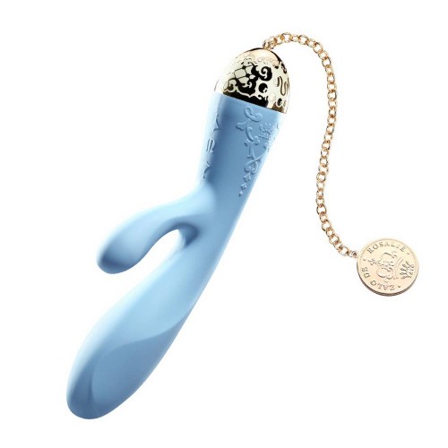 Zalo Rosalie Rabbit Vibrator Royal Blue 20cm