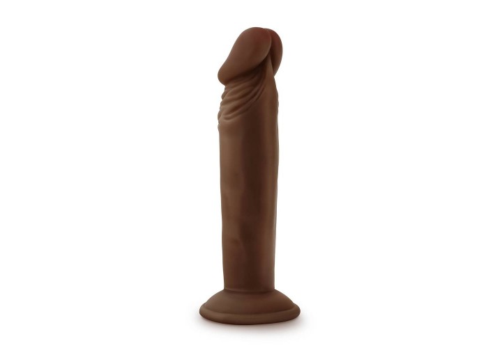 Dr Skin Plus Posable Dildo Chocolate 16.5cm
