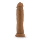 Dr Skin Silicone Dr. Henry Dildo With Suction Cup Mocha 24cm