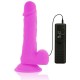 Μωβ Ρεαλιστικό Ομοίωμα Πέους Με Δόνηση - Diversia Flexible Vibrating Dildo Purple 20.5cm