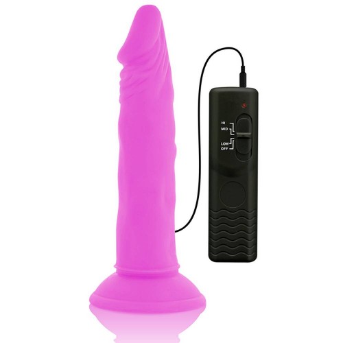 Μωβ Ρεαλιστικό Ομοίωμα Πέους Με Δόνηση - Diversia Flexible Vibrating Dildo Purple 23cm