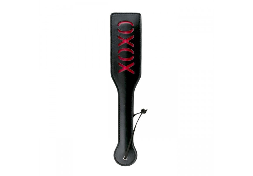 Black Leather Paddle - XOXO