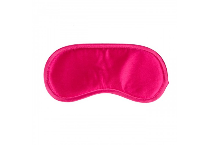 Ροζ Υφασμάτινη Μάσκα - Pink Satin Eye Mask