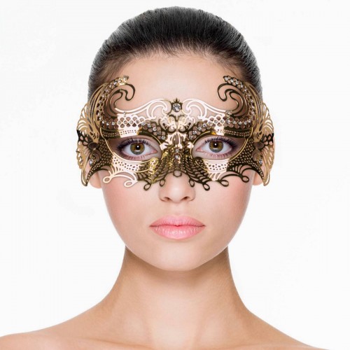 Βενετσιάνικη Μεταλλική Μάσκα - Metal Mask Venetian Gold