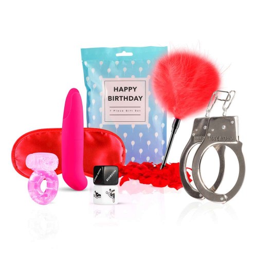 Σετ Ερωτικών Αξεσουάρ - LoveBoxxx Sex Toys Happy Birthday 7 Piece Gift Set