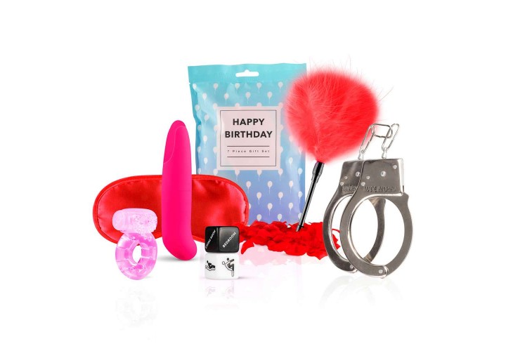 Σετ Ερωτικών Αξεσουάρ - LoveBoxxx Sex Toys Happy Birthday 7 Piece Gift Set