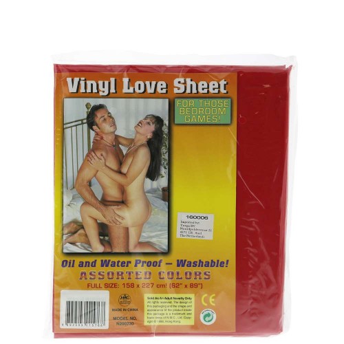 Κόκκινο Σεντόνι Βινυλίου - Vinyl Love Sheet Red 158x227