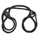 Χειροπέδες/Ποδοπέδες - Japanese Style Bondage Cotton Cuffs Black