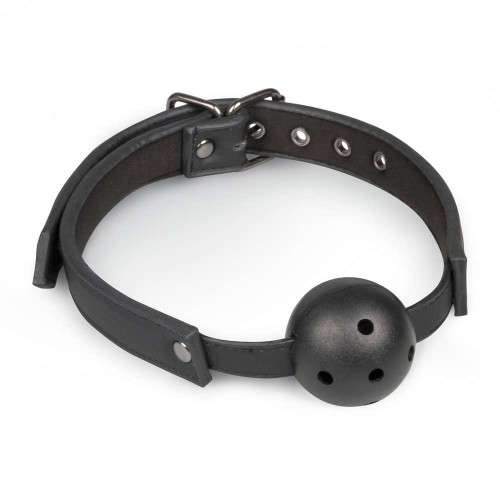 Μαύρο Φίμωτρο Με Τρύπες - Ball Gag With PVC Ball Black