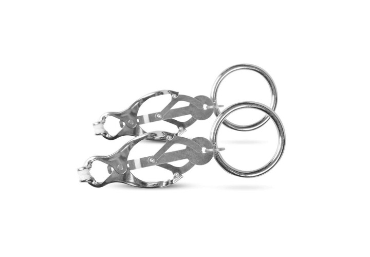 Σφιγκτήρες Θηλών Με Κρίκο - Japanese Clover Clamps With Ring
