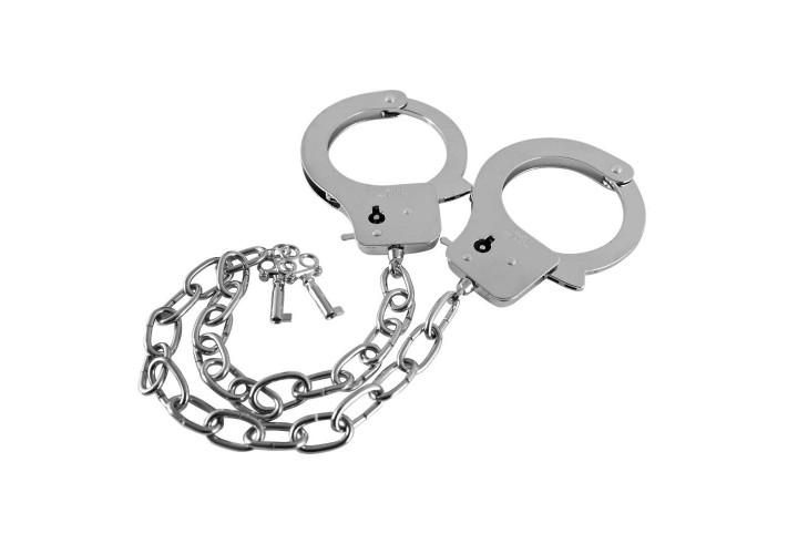 GP Metal Handcuffs Long Chain