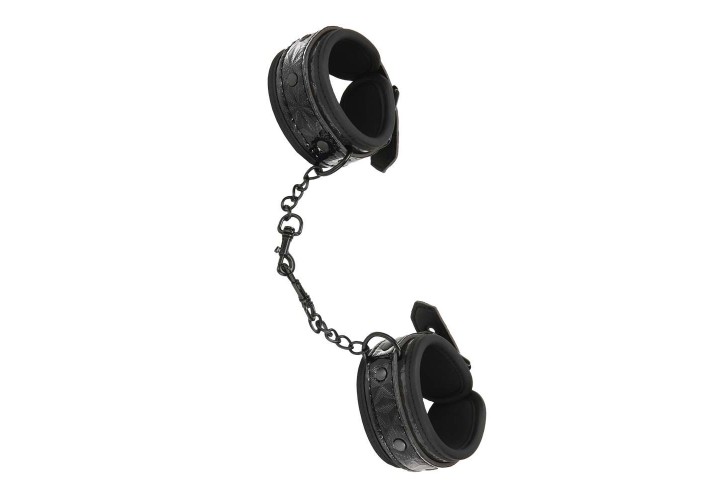 Μαύρες Ρυθμιζόμενες Χειροπέδες & Ποδοπέδες - Whipsmart Diamond Hand Cuff Black