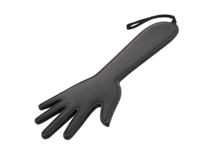 Μαύρο Δερμάτινο Φετιχιστικό Κουπί - Darkness Fetish Black Paddle Hand