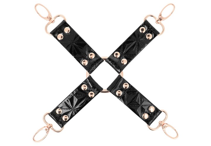 Σύστημα Δεσίματος Πολλαπλών Άκρων - Begme Black Edition Vegan Leather Hog Tie