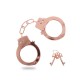 Ροζ Χρυσές Μεταλλικές Χειροπέδες - Metal Handcuffs Rose Gold