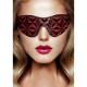 Κόκκινη Ανάγλυφη Μάσκα Ματιών - Ouch! Luxury Eye Mask