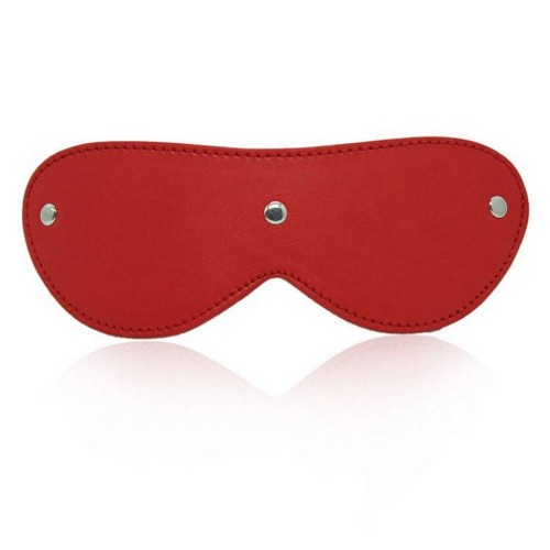 Κόκκινη Δερμάτινη Μάσκα Ματιών - Toyz4Lovers Blindfold Mask Red