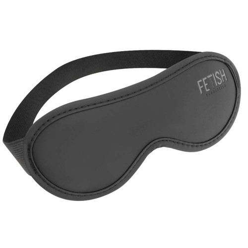 Μαύρη Δερμάτινη Μάσκα Ματιών - Fetish Submissive Mask Vegan Leather II