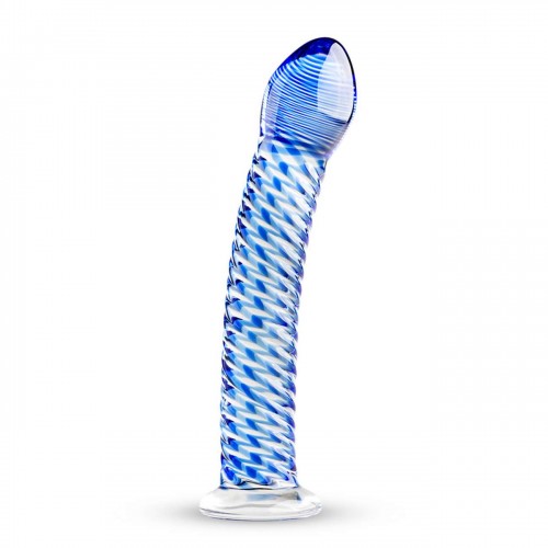 Gildo Handmade Glass Dildo No.5 Blue 18cm