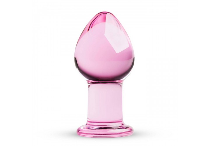 Γυάλινη Πρωκτική Σφήνα - Gildo Handmade Glass Buttplug No. 27 Pink