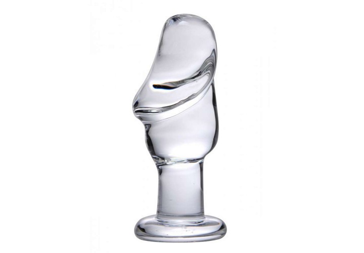 Γυάλινο Ομοίωμα Πέους - Asvini Glass Butt Plug