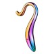 Γυάλινο Ομοίωμα - Dream Toys Glamour Glass Elegant Curved Dildo 18cm