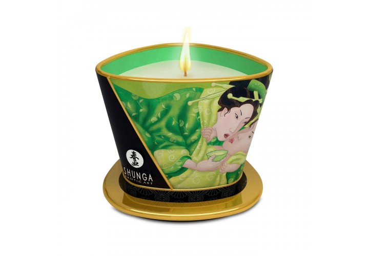Κερί Μασάζ Πράσινο Τσάι - Shunga Massage Candle Zenitude Exotic Green Tea