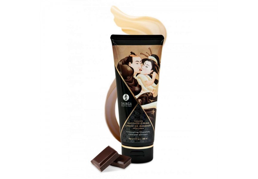 Αφροδισιακή Κρέμα Μασάζ Σοκολάτα - Shunga Erotic Art Massage Cream Intoxicating Chocolate 200ml