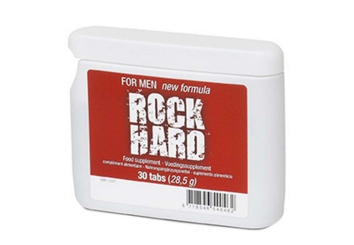 Φυτικές Κάψουλες Στύσης - Rock Hard Pills Flat Pack 30pcs