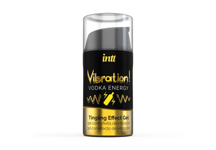 Διεγερτικό Στοματικό Τζελ Με Δόνηση & Γεύση - Intt Vibration Vodka Energy Tingling Gel 15ml