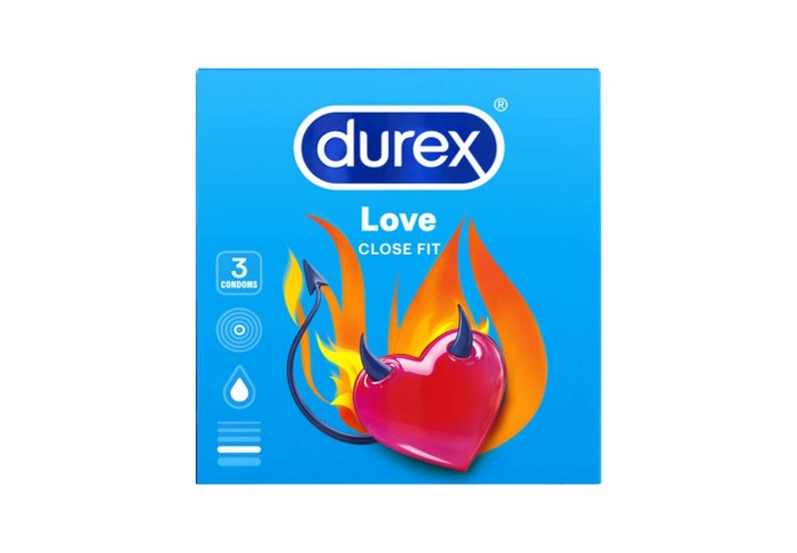 Εφαρμοστά Προφυλακτικά - Durex Love Condoms 3 Τεμάχια