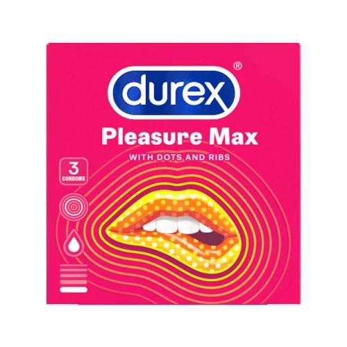 Προφυλακτικά Με Ραβδώσεις & Κουκίδες Durex Pleasure Max 3 Τεμάχια