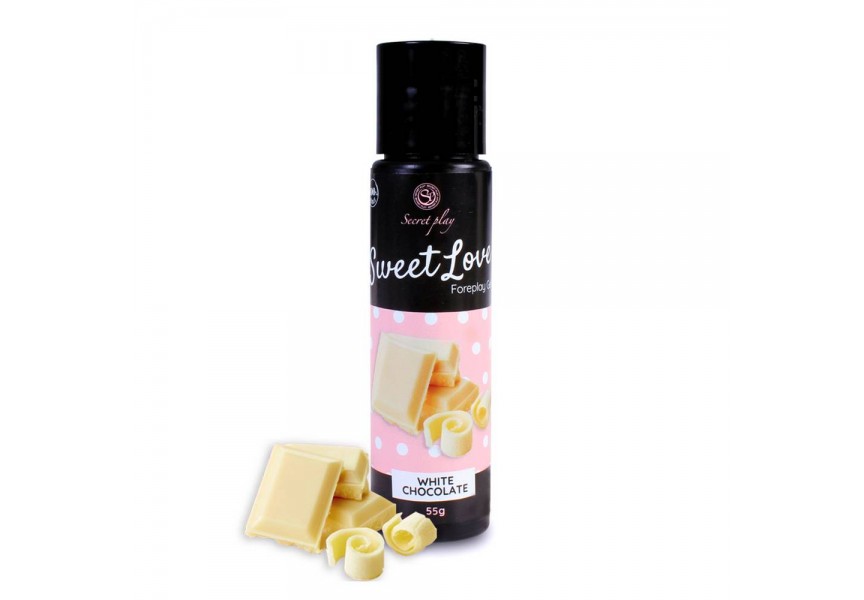 Λιπαντικό Με Γεύση Λευκή Σοκολάτα - Secret Play Sweet Love Foreplay Gel White Chocolate 60ml