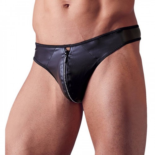 Ανδρικό String Με Φερμουάρ - Men's G string With Rhinestone Zip