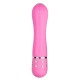 Ροζ Μίνι Δονητής Με Στρας - Mini Diamond Vibrator Lined Pink 11.4cm