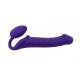 Διπλό Εύκαμπτο Ομοίωμα Σιλικόνης - Strap On Me Strapless Strap On Dildo Size L Purple