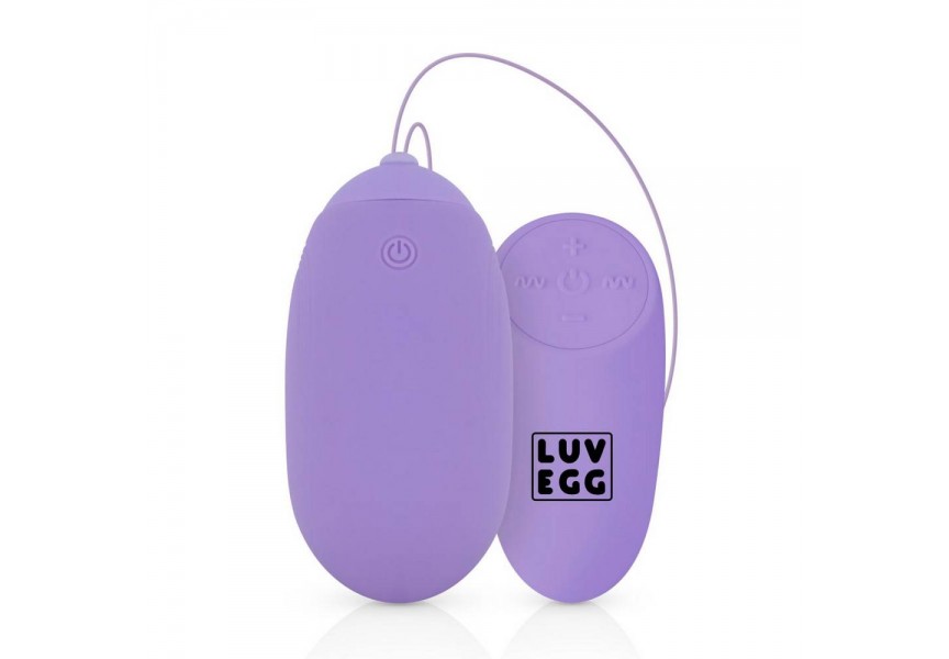 Ασύρματο Επαναφορτιζόμενο Δονούμενο Αυγό - Luv Egg XL Purple