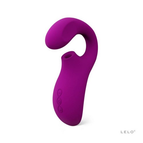 Lelo Enigma Dual Stimulation Sonic Massager Deep Rose 18.5cm