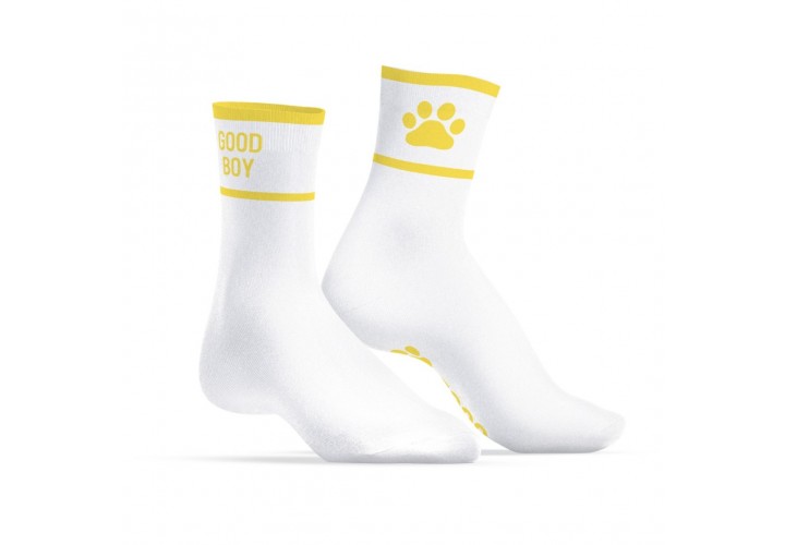Κίτρινες Φετιχιστικές Κάλτσες - SneakXX Sneaker Socks Good Boy Yellow