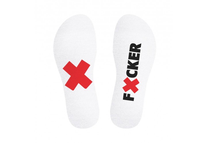 SneakXX Sneaker Socks Fxcker White