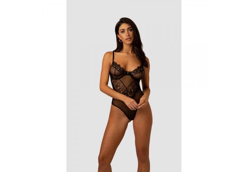 Μαύρο Δαντελωτό Κορμάκι - Besired Bodysuit Lorney Black